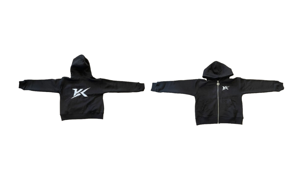Kriptix Zip Up Hoodie (BLACK)