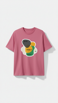 Sticker pink statement tee