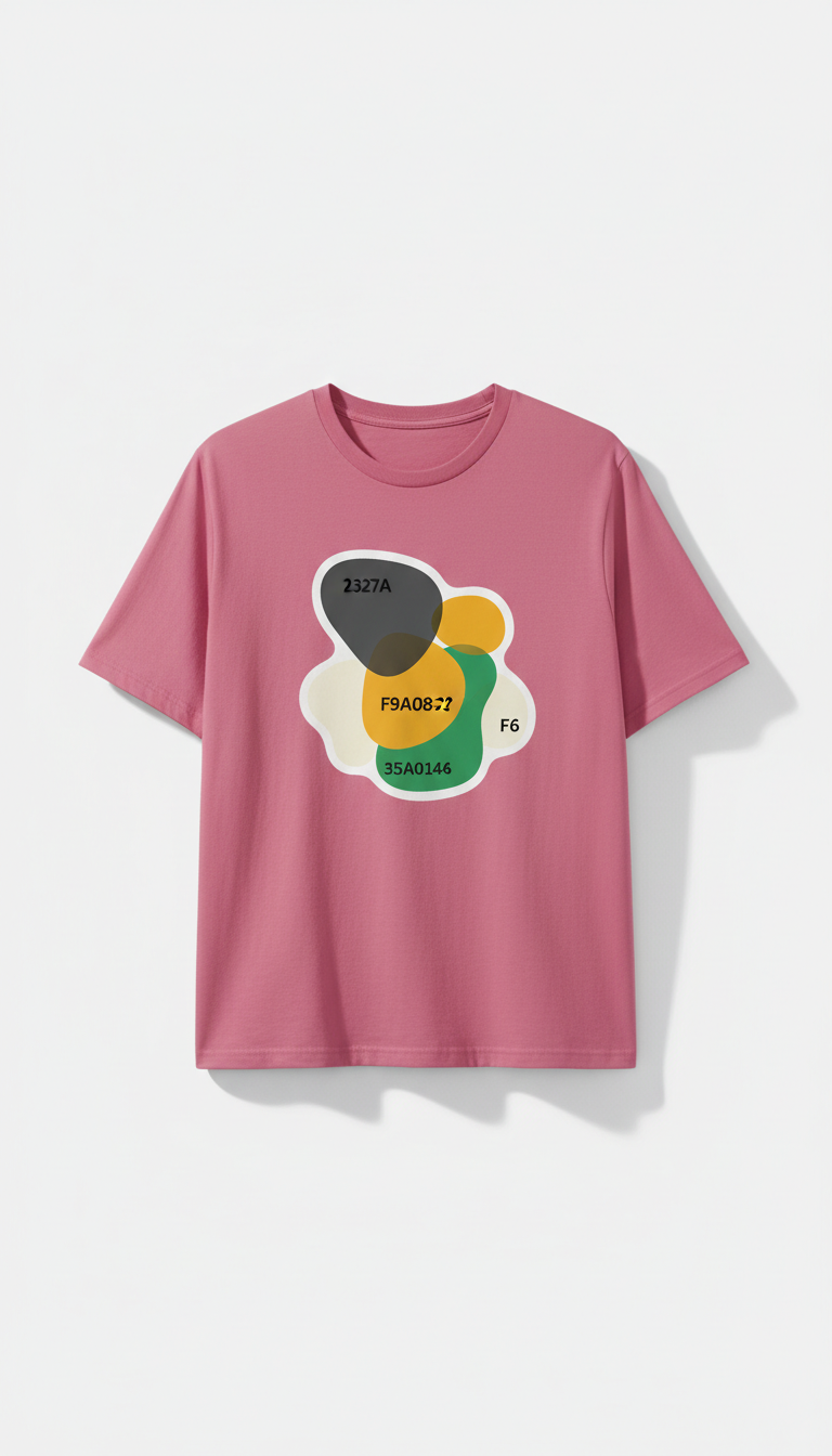 Sticker pink statement tee